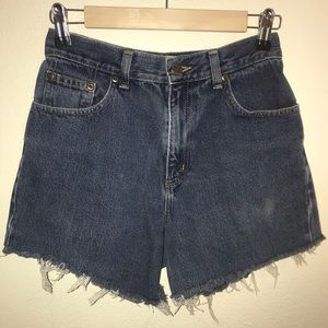 Vintage LL Bean Dark Wash Shorts